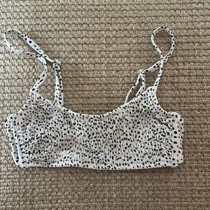 Target spotted bikini top
